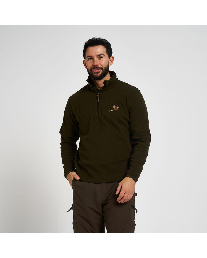 Jack Pyke Pheasant Motif Fleece Pullover