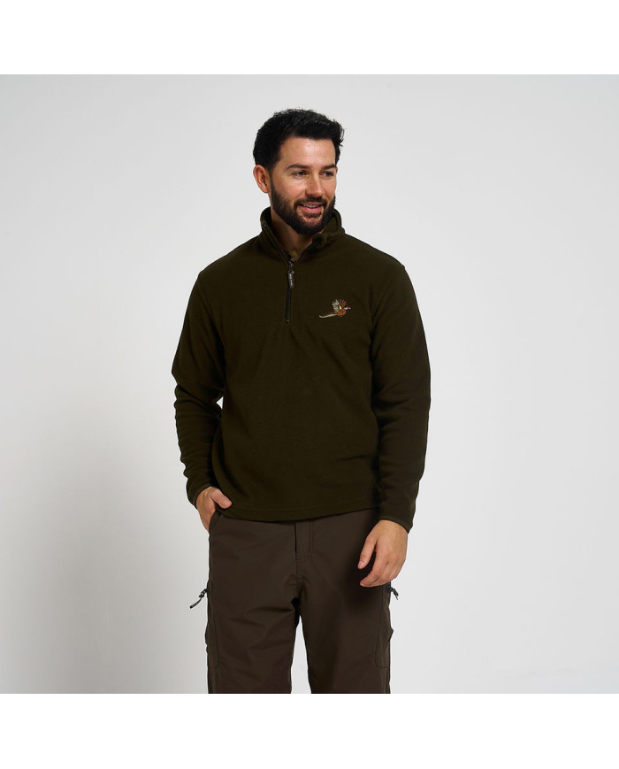 Jack Pyke Pheasant Motif Fleece Pullover