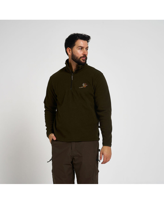 Jack Pyke Pheasant Motif Fleece Pullover