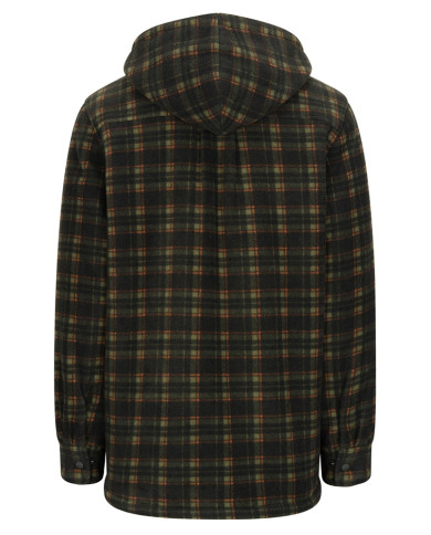 Hoggs of Fife Caithness Hooded Fleece Shacket