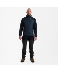 DeerHunter Moor Padded Jacket – Dark Blue Knit Design