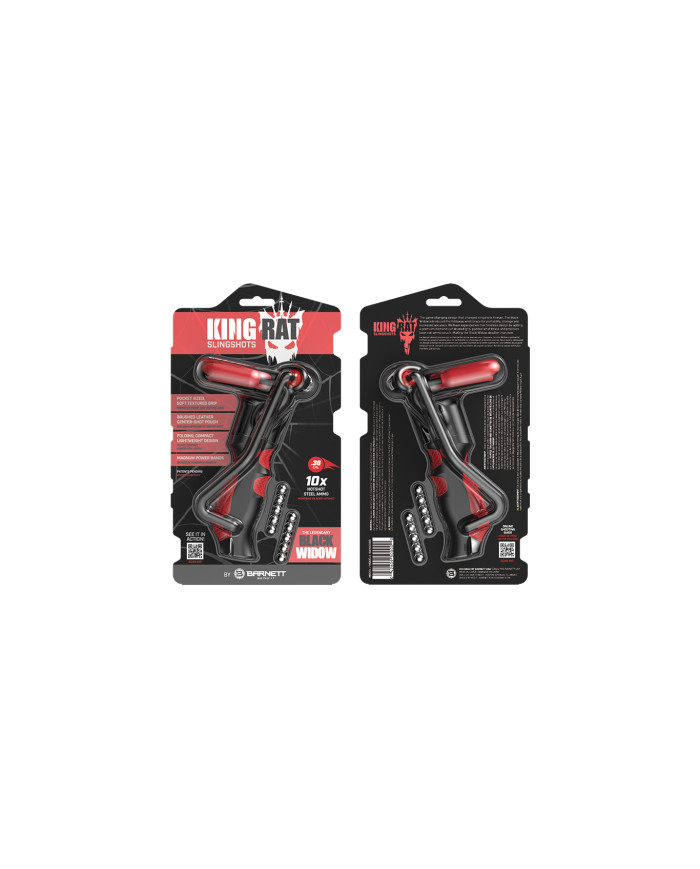 Barnett Black Widow Slingshot – Red Power Band