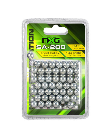 NXG SA-200 Steel Balls 9.5mm – 100 Pack
