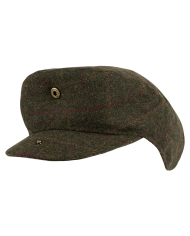 Jack Pyke Wool Blend Flat Cap Dark Olive