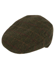 Jack Pyke Wool Blend Flat Cap Dark Olive