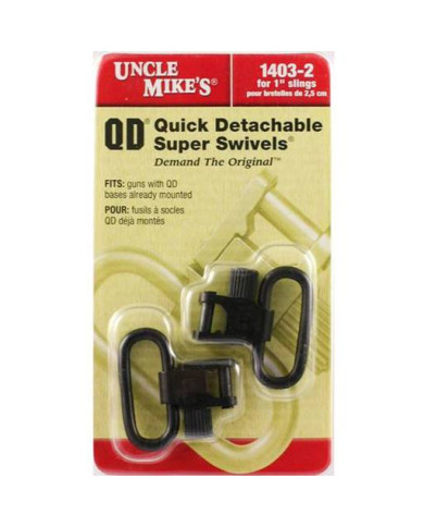Uncle Mikes QD Super Swivels Black
