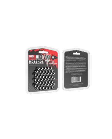 Barnett King Rat Hotshot Steel Ammo 100 Pack 9.5mm