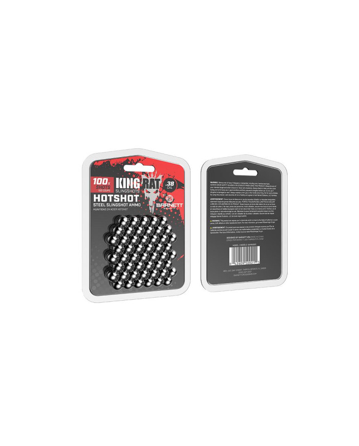 Barnett King Rat Hotshot Steel Ammo 100 Pack 9.5mm