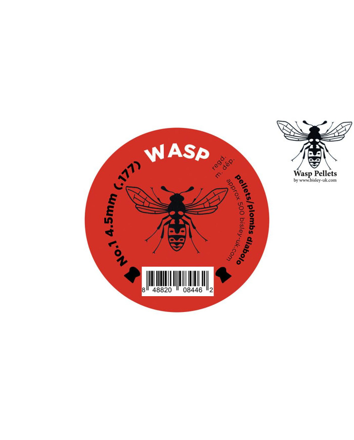 Wasp Pellets No.1 Red .177 Airgun Pellets 500
