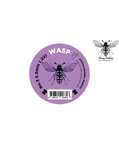 Wasp Pellets No.3 Purple .22 Airgun Pellets 250