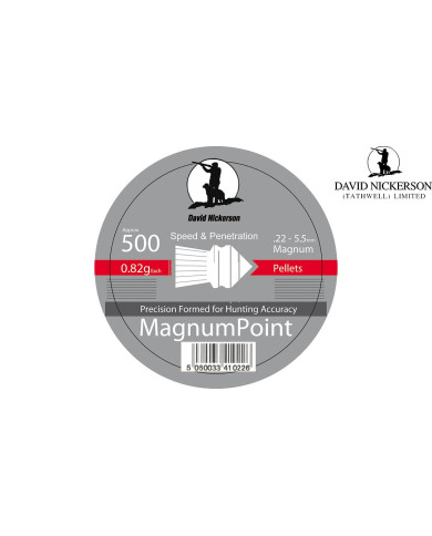 David Nickerson Magnum Dome .22 Pellets 500