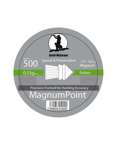 David Nickerson Magnum Point .177 Pellets 500