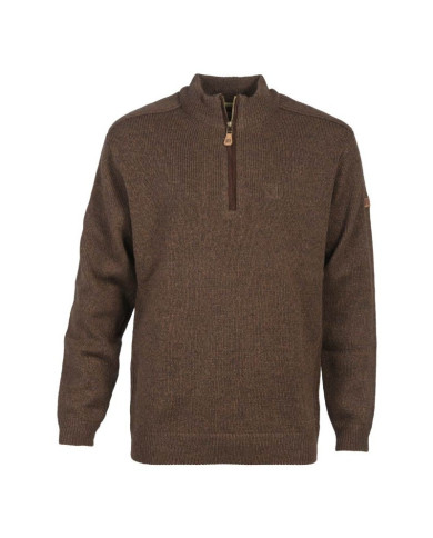 Percussion Embroidered Zip Neck Outdoor Pullover
