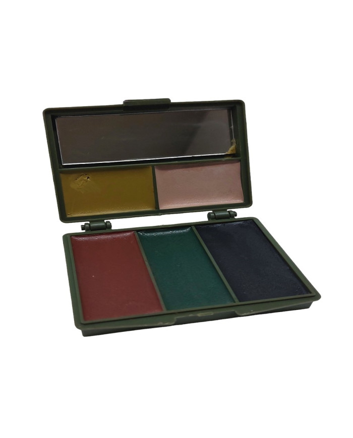 Mil-Com 5 Colour Camouflage Face Paint Kit with Mirror