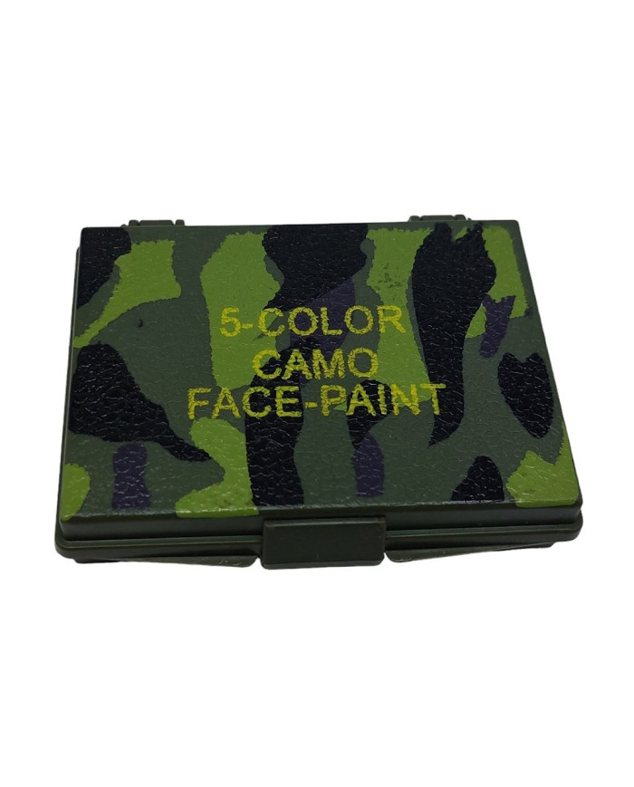 Mil-Com 5 Colour Camouflage Face Paint Kit with Mirror
