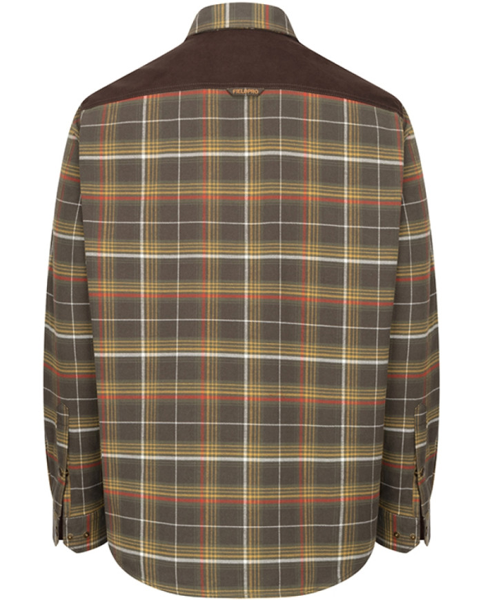 Hoggs of Fife Glenmore Shirt | Olive/Gold Countrywear