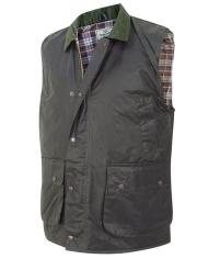 Hoggs of Fife Padded Waxed Waistcoat