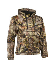 Percussion Junior Hooded Softshell Sweatshirt- Forest Camo