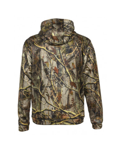 Percussion Hooded Softshell Sweatshirt- Forest Camo