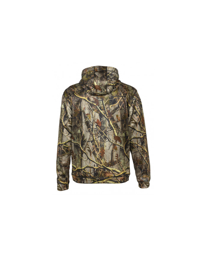 Percussion Hooded Softshell Sweatshirt- Forest Camo