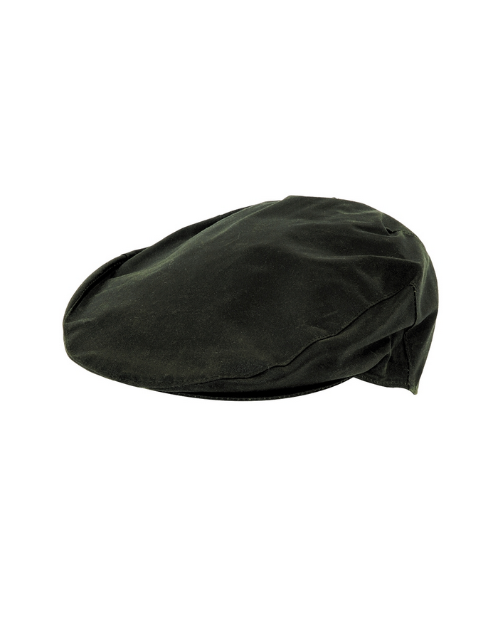 Hoggs of Fife Waxed Cap - Olive - XL