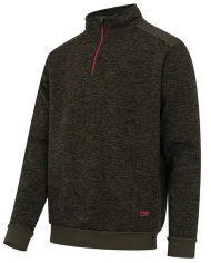 Hoggs of Fife Green King II 1/4 Zip Knit