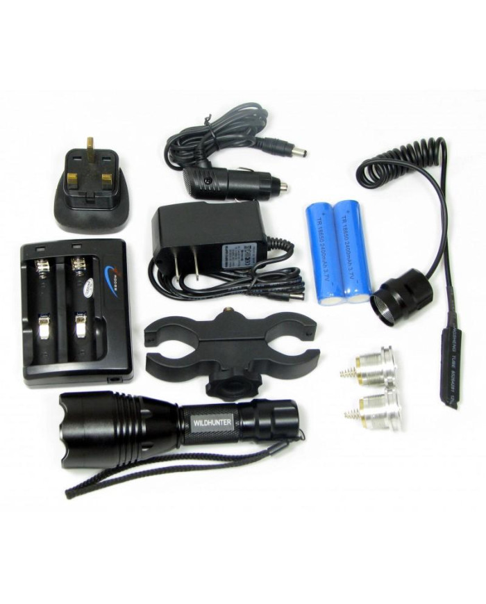 Wildhunter - Predator Tri-Colour Zoomable Gun Light