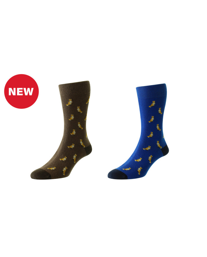 Bisley - Fox Motif Socks